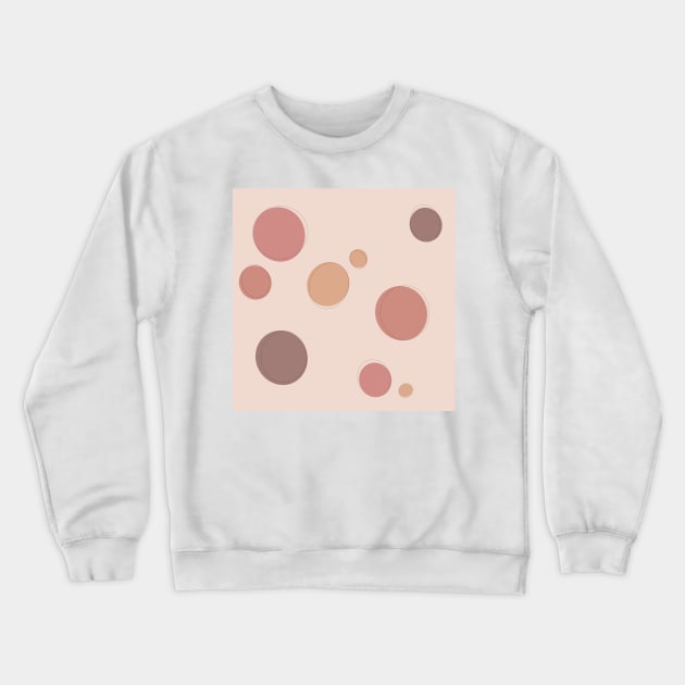 Colorful Circles Pattern Design Crewneck Sweatshirt by Slletterings